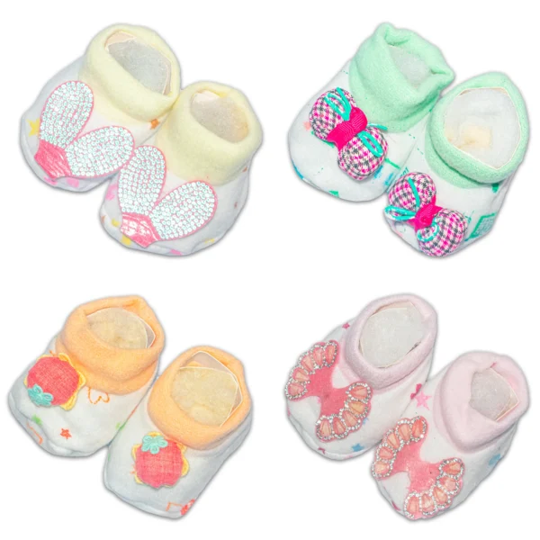 Premium Tiny Booties (Pack Of 2)